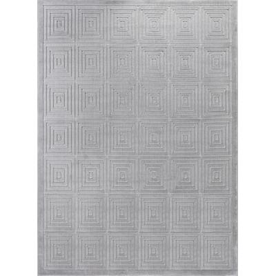 Moderner Skandinavischer Teppich für Innen-/Außenbereich Grau 200x275