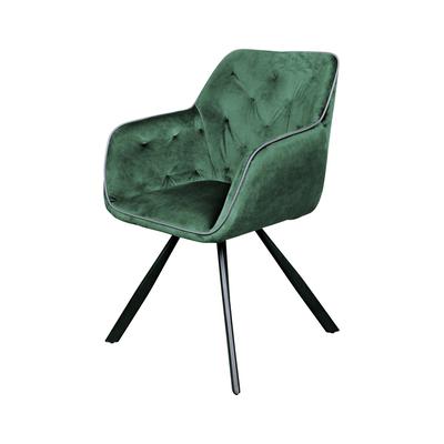 Stuhl aus Samt 60 x 85,5 cm, Grün