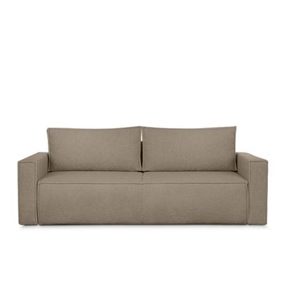 Sofa 3 Sitzer, mit Schlaffunktion, Modern, dunkelbeige