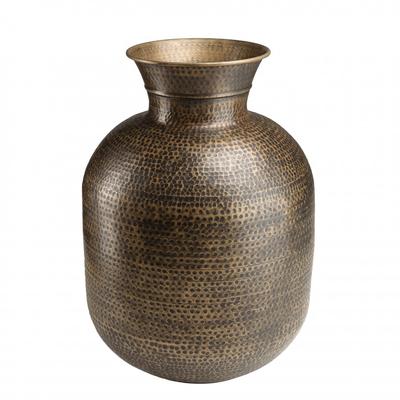 Vase B53cm H75cm Farbe Messing schwarz