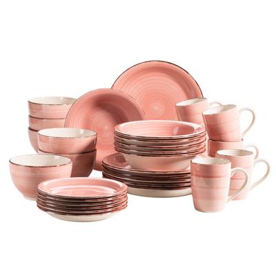 30-teiliges Geschirr-Set aus Keramik