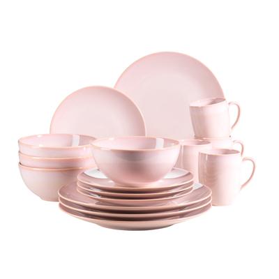 16-teiliges Geschirr-Set aus Keramik