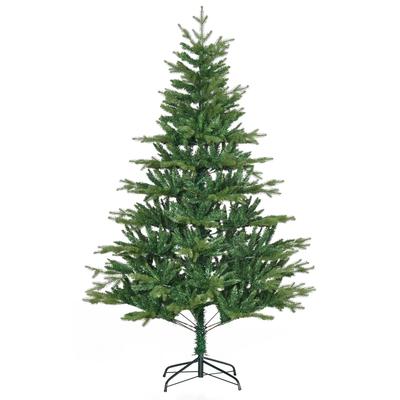 Weihnachtsbaum mit Standfuß, H: 210 cm, grün