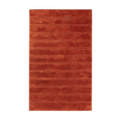Badvorleger aus Baumwolle, 70 x 120 cm, orange