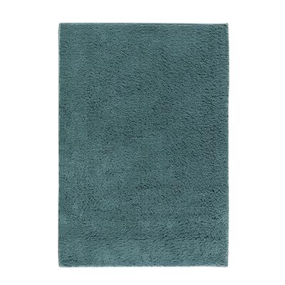 Badteppich aus Baumwolle, 70 x 110 cm, grün