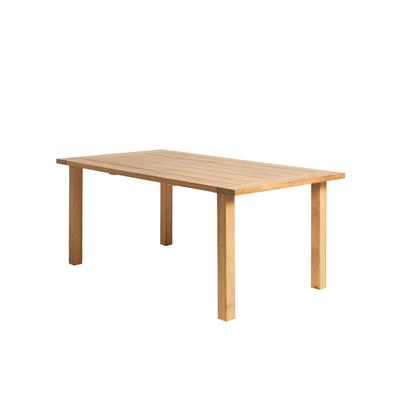 Nachhaltiger Outdoor-Tisch aus Iroko-Holz, 240 cm