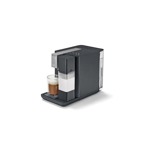 Tchibo Qbo MILK MASTER Premium Kapselmaschine mit Milchschaumfunktion, Grey