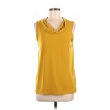 Banana Republic Factory Store Sleeveless Top Yellow Cowl Neck Tops - Women's Size Medium