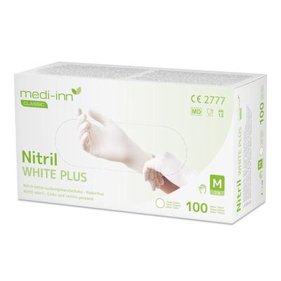 Medi-Inn Nitril White Plus Einmalhandschuhe 10x100 St Verband Image