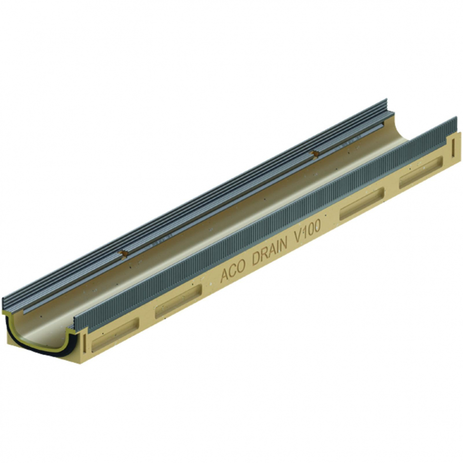 ACO Drain Multiline Seal in Flachrinne, Stahl verzinkt, 100 mm,V100 Image