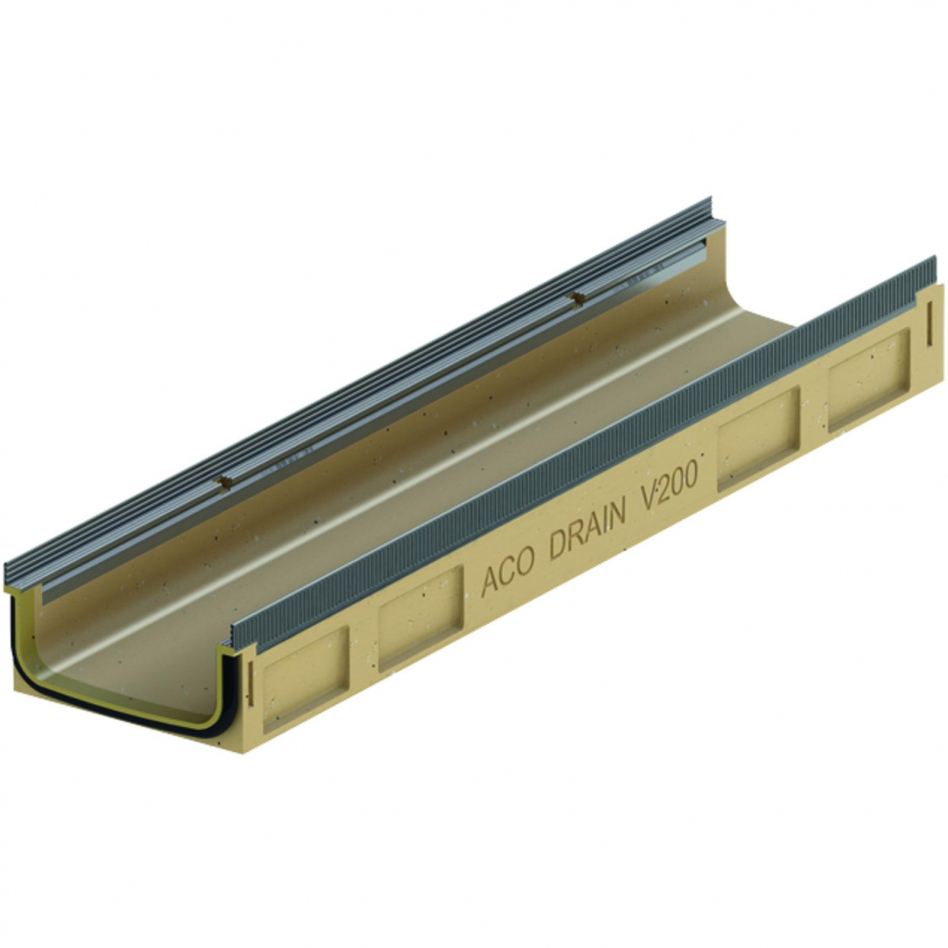 ACO Drain Multiline Seal in Flachrinne, Edelstahl, 120 mm,V200 Image