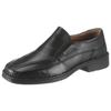 Slipper JOSEF SEIBEL "Bradfjord 07", Herren, Gr. 41, schwarz, Leder, elegant, Schuhe, Slipper, Festtagschuh, Komfortschuh in weiter Passform