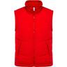 Bodywarmer foderato in pile Kariban Rosso s