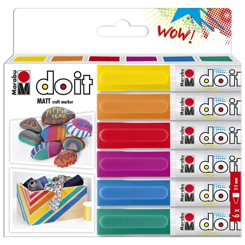 Marabu Do It Acrylstifte Starterpack, 6 Stifte