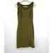 J. Crew Dresses | J. Crew Olive Sheath Dress Textured Fringe Tweed Womens Size 0 | Color: Green | Size: 0