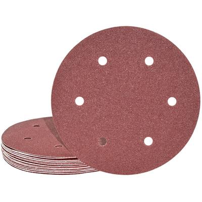 MioTools Fox Klett-Schleifscheiben, 225 mm, 6-Loch, f. Trockenbauschleifer, Normalkorund (25 Stk.) Image
