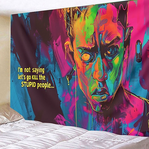 Street Graffiti Trippy Wandteppich Wanddekoration großer Wandteppich Wanddeko Fotografie Kulisse Decke Vorhang Home Schlafzimmer Wohnzimmer Dekoration Image