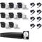 Kit videosorveglianza Hikvision dvr 8 canali 8 telecamere 2 mpx hd 1 tb