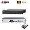 Nvr 4 canali poe Dahua 8.0 mpx onvif hard disk 1 tb