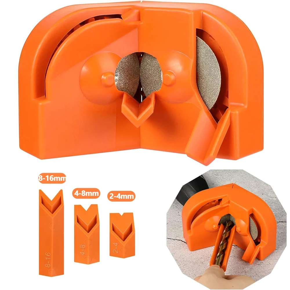 Professioneller Bohrerschärfer, Mehrzweck-Bohrer, Schleifschärfer für Schnellarbeitsstahl, Mauerwerk, Hartmetall, Kobalt Image