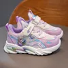 Disney kinder Casual Schuhe Mädchen Turnschuhe Mesh Priness Elsa Gefrorene Mode kinder Atmungsaktive Laufschuhe Größe 21-38