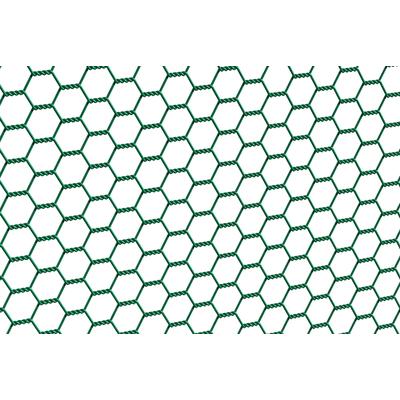 Sechseckgeflecht ALBERTS, grün, H:100cm, Stahl, Zaunelemente, 25 m Gesamtlänge, 100 cm Höhe, 25 mm Maschenweite