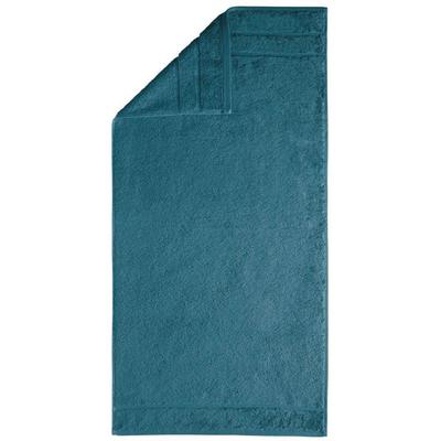 Badetuch EGERIA "Prestige", blau (petrol), B:75cm L:160cm, Walkfrottee, Obermaterial: 100% Baumwolle, Handtücher (Packun