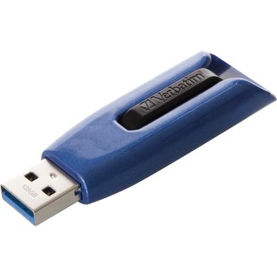 VERBATIM USB-Stick "V3 MAX 128GB" USB-Sticks Gr. 128 GB GB, blau