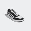 Sneaker ADIDAS SPORTSWEAR "HOOPS 3.0", Gr. 47, schwarz-weiß (cloud weiß, core schwarz, grau two), Synthetik, Leder, Textil, sportlich, Schuhe