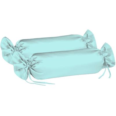 Kissenbezüge FLEURESSE "Colours", blau, B:40cm L:15cm, Interlock-Jersey, Obermaterial: 100% Baumwolle, Kissenbezüge, edler, bügelfreier Interlock-Jersey aus 100% Baumwolle Image