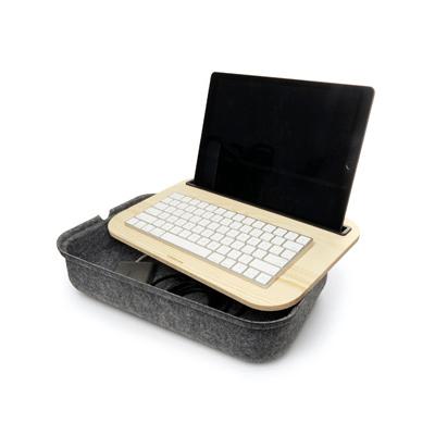 Wooden iBed Lap Desk w/ Storage by Kikkerland