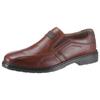 Slipper JOSEF SEIBEL "Alastair", Herren, Gr. 50, braun (cognac), Glattleder, used, klassisch, Schuhe, Festtagschuh, Komfortschuh mit seitlichen Stretcheinsatz