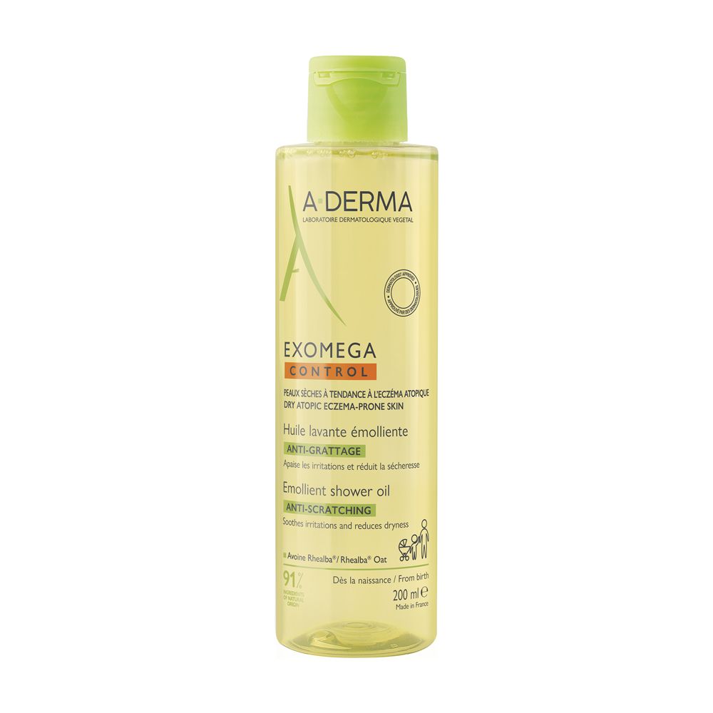 A-Derma Exomega Control Olio Lavante Emolliente Anti-grattage 200ml -