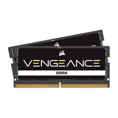 CORSAIR 32GB Vengeance DDR5 5200 MT/s 262-Pin SO-DIMM Memory Kit (2 x 16GB, Black) CMSX32GX5M2A5200C44