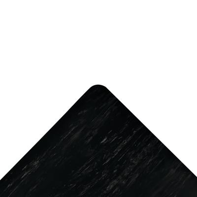 NoTrax 512S0023BL Marble-Tuff Anti-Fatigue Floor Mat - 2' x 3', 1" Thick, Black