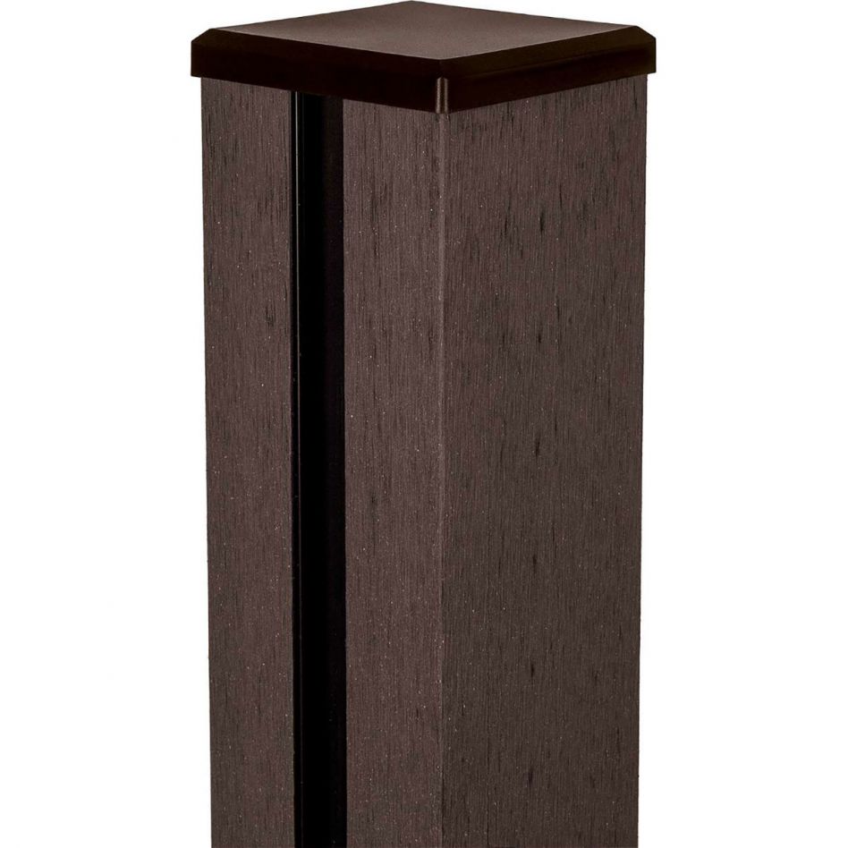 GroJa BPC-Steckzaunpfosten Terra, 240 cm, Einbetonieren Image