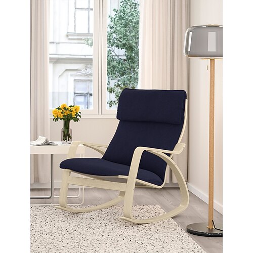 Baumwolle Stuhlkissenbezug 100% Baumwolle einfarbig mit Kissenbezug Image