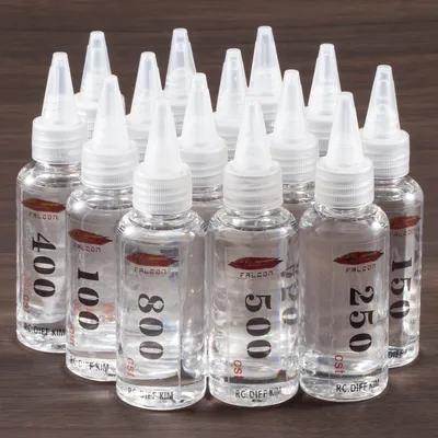 60ML Premium Silicone Shock Oil 100-1000CST 10-80WT for RC Car SCX10 TRX4 TRX-4M Slash E-Revo TAMIYA
