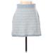Los Angeles Atelier & Other Stories Casual Skirt: Blue Chevron Bottoms - Women's Size Small