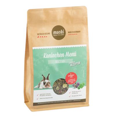 Sparpaket: 2x 1,5kg Mucki Kaninchen Menü Multi Mix Kaninchenfutter