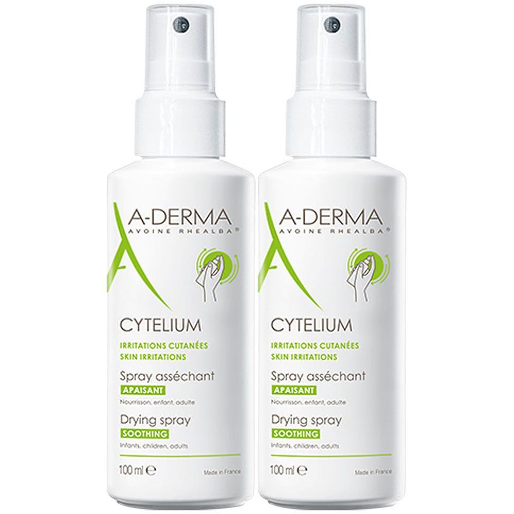 A-DERMA Cytelium Spray Assorbente 2x100 ml
