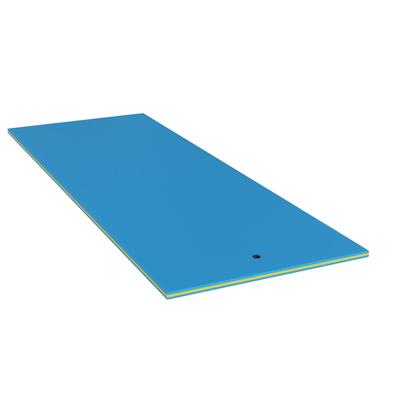 Floating Water Mat,9' × 6' Pad Floating Mat,3-Layer Foam Water Pad for Water Recreation,Thick,Durable Water Activities Mat
