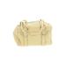 Dooney & Bourke Leather Shoulder Bag: Yellow Solid Bags
