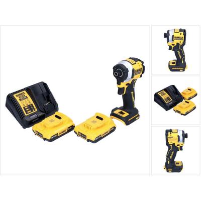 Dewalt - dcf 850 D2 Akku Schlagschrauber 18 v 205 Nm 1/4' Brushless + 2x Akku 2,0 Ah + Ladegerät Image