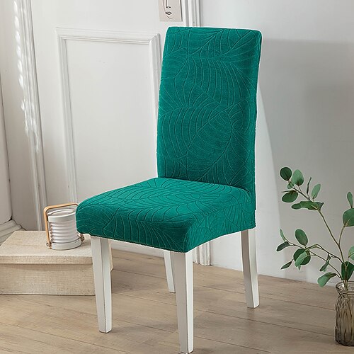 wasserdichte, elastische Stuhlhussen für Esszimmer, Küche, Hochzeit, Hotel, Bankett, Restaurant, schmutzabweisende Stuhlhussen Image