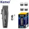 Kemei KM-1856 Electric Rechargeable Best Hair Trimmer Professional Cordless Barber Hair Clipper