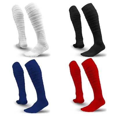 Football Socks Extra Long Padded Scrunch Athletic Socks Extra Long Stockings Outdoor Sports