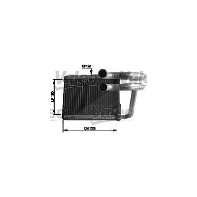 Valeo Wärmetauscher, Innenraumheizung [Hersteller-Nr. 812434] für Hyundai, Kia Image