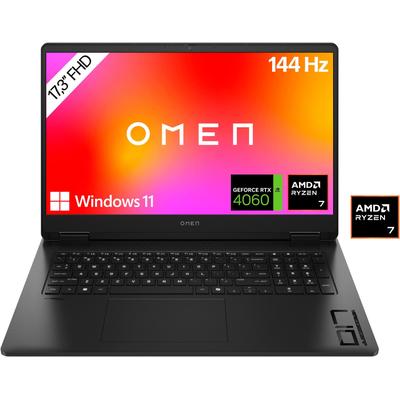 HP Gaming-Notebook "Omen 17-db0277ng", schwarz, 16 GB RAM 512 GB SSD, Ryzen 7, Windows 11 Home, Notebooks Image
