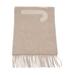 Logo Jacquard Fringed Edge Scarf